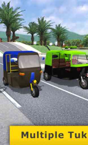 Tuk Tuk Auto Rickshaw Driving: Taxi Simulator 2016 4