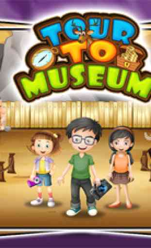 Visite au musée - petits enfants jeu d'aventure folle 1