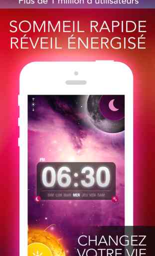 Alarm Clock Sleep Sounds Free : Réveil avec musique et hypnose pour la relaxation, la méditation et le sommeil 1