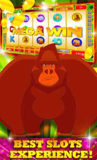 gorille singe sauvage fentes Kong: commencez votre voyage gagner et construire un empire de pièce d'or 4