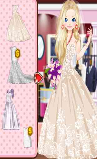 Wedding Dresses - jeu d' habillage et maquillage pour les enfants qui aiment les mariages et de la mode 2