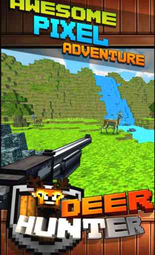 Sauvage Deer Hunting survie Pixel mondiale 2016 - Mini Hunter 1