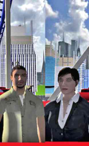 VR Top Nouveaux FREE City Tourist Roller Coaster 3D 2