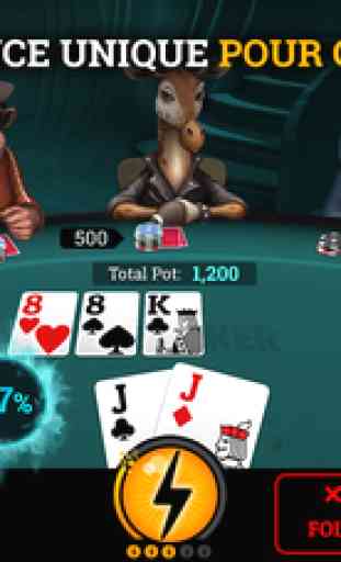 Wild Poker: Jeu D'animaux -  TX Holdem Magique 4
