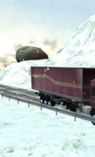 Winter Road Trucker 3D 2