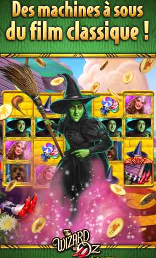 Wizard of Oz - Machines à sous de casino de Vegas 1