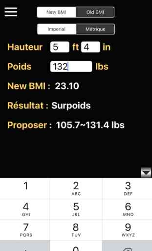 BMI Calculator New - Weight Watcher, contrôle du poids 1