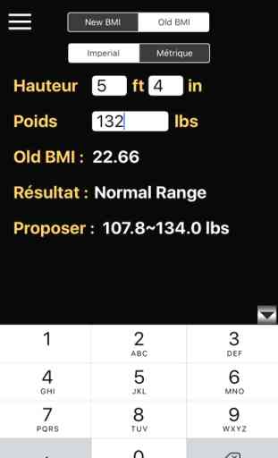 BMI Calculator New - Weight Watcher, contrôle du poids 2