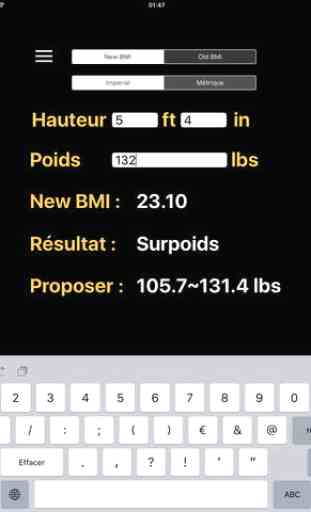 BMI Calculator New - Weight Watcher, contrôle du poids 3