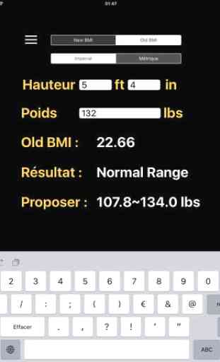 BMI Calculator New - Weight Watcher, contrôle du poids 4