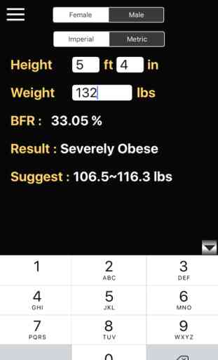 Body Fat Rate Calculator 1