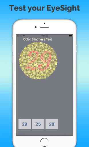 Color Blind-Test votre Eye 2