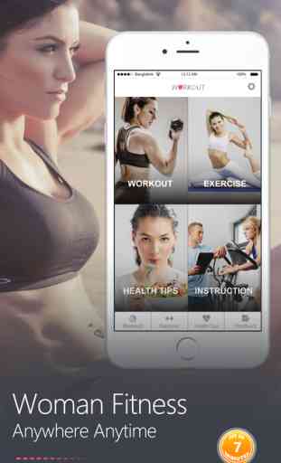 Femmes Fitness Workout - exercice pour la santé 1