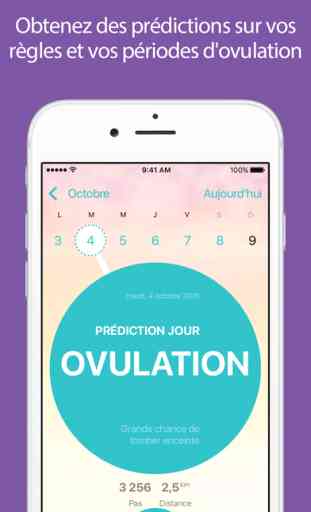 Flo Suivi règles et ovulation,calendrier menstrual 3