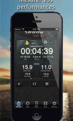 Joggy Coach - GPS Chronomètre Course / Running / Jogging / Randonnée 1