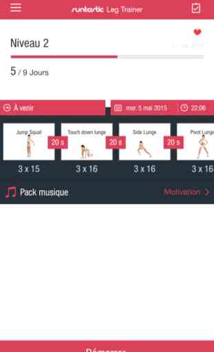 Runtastic Leg Trainer: musculation jambes, cuisses 1