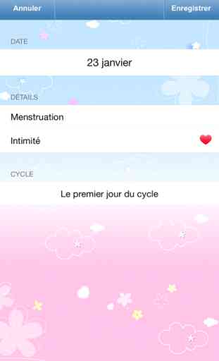Calendrier de fertilité - Suivi des périodes d’ovulation et du cycle menstruel 4