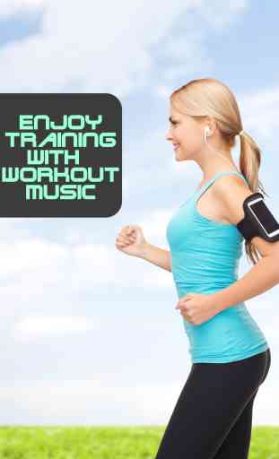 Mp3 Workout music - L'application d'exercice et les stations de radio de pratique aérobie parfait 3