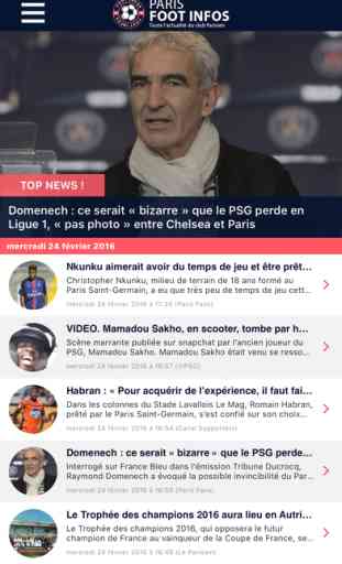 Paris Foot Infos : Ici c'est toute l'actualité du club parisien - PSG édition 1