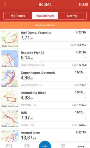 MapMyRide - moniteur GPS - parcours à vélo 4