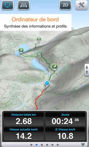 Maps 3D Lite - Parcours GPS pour vélo, randonnée et ski 3