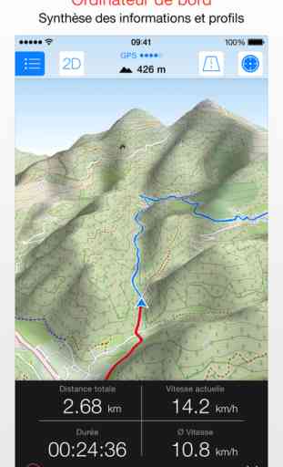 Maps 3D PRO - GPS pour vélo, randonnée et ski 2