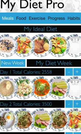 My Diet Pro - Track your diet, exercise and bad habits 1